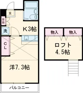第三エクセルねり善【2階】の間取り