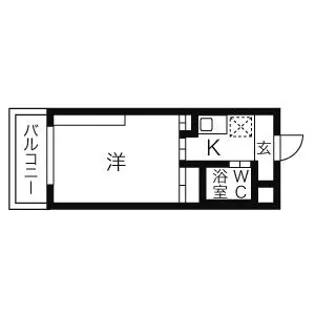 岩井橋ロイヤルハイツ【2階】の間取り