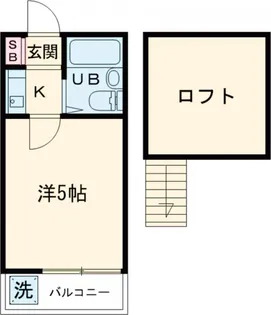 第8小野ハイム【1階】の間取り