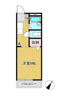 フラットN【105号室】の間取り