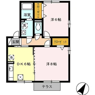 セレニティ【101号室】の間取り