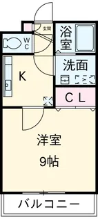 アンプルール リーブル 田園【2階】の間取り