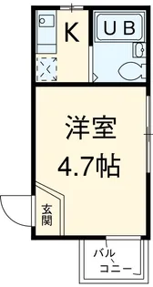 サファイア北千住【2階】の間取り