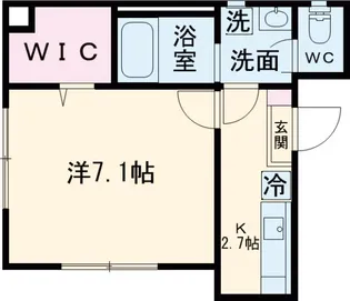 フレグラン田園調布【1階】の間取り