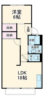 グリーンハイツ今川【1階】の間取り