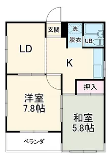 フォレストハイツ【201号室】の間取り