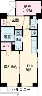 HF学芸大学レジデンス【9階】の間取り