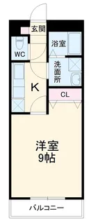 アムール エスパス【1階】の間取り