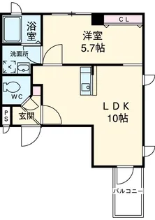 ロゼットⅡ【3階】の間取り