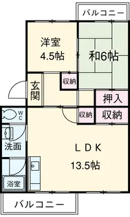 メゾン江坂【2階】の間取り