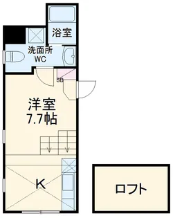 アップルスクエア【1階】の間取り