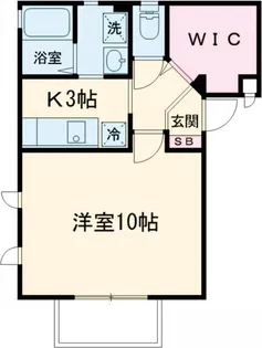 CHEZーSOI OKUSAWA2【201号室】の間取り