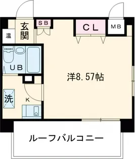 クラッセ国際コーポ池袋【7階】の間取り