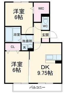 ルミエール新道【2階】の間取り
