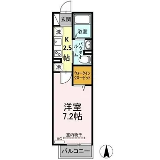 ウィステリア豊町【1階】の間取り