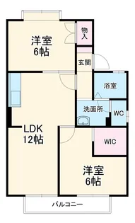 コーポチェリーロード【2階】の間取り