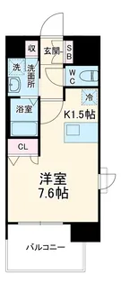 プレサンス名古屋STATIONビーフレックス【10階】の間取り