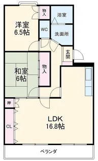 池田ハイツⅡ【3階】の間取り