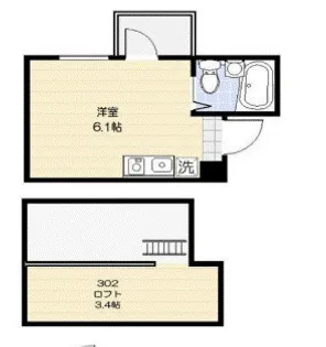 イルトラッツォ千住【2階】の間取り