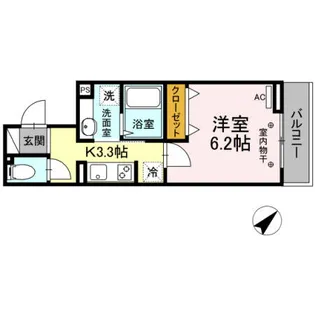 クリエスト【2階】の間取り
