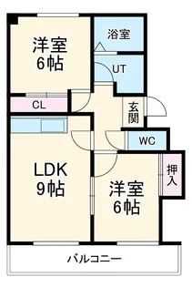 ダイアローグ B棟【2階】の間取り