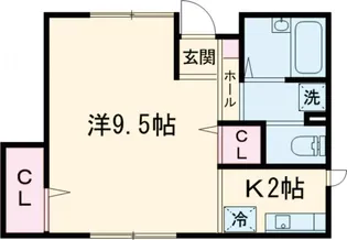 メゾンJフォーレ【101号室】の間取り