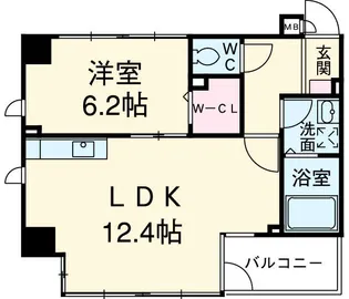 CloveR a85【5階】の間取り
