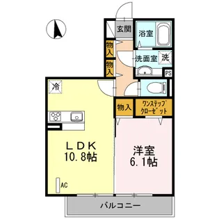 リトスブレアル【2階】の間取り