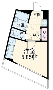フォセット【2階】の間取り