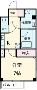 ソレイユ南千住【5階】の間取り