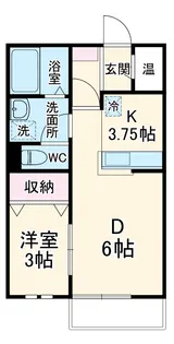 セマンス【1階】の間取り