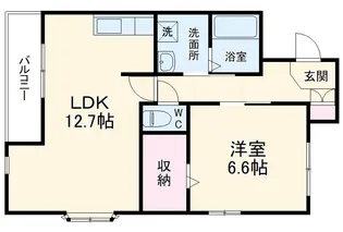 サンテラス【2階】の間取り