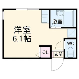 シティ上永谷【102号室】の間取り