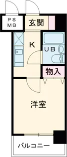 スカイコート世田谷用賀第2【1階】の間取り