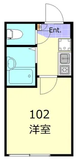 アリス南千住【1階】の間取り