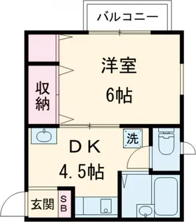 プチ・フルール【1階】の間取り