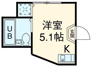 KKハウス北千住【1階】の間取り