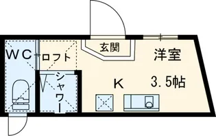 サークルハウス北千住【1階】の間取り