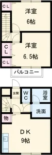 花水木【C号室】の間取り