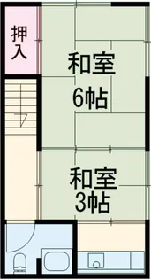 栗原荘【2階】の間取り