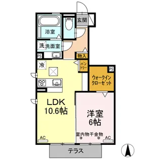 花水木の家 Ⅵ【1階】の間取り
