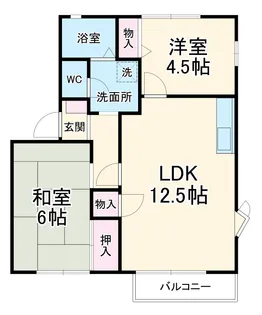 コーポサンライズⅡ【2階】の間取り