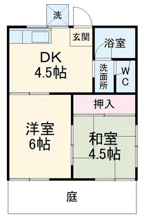 豊明ハイツ【2階】の間取り
