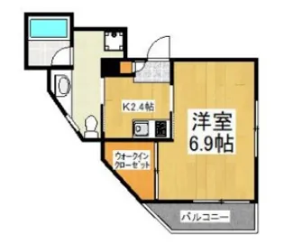 ANNEX Hit Bit【4階】の間取り