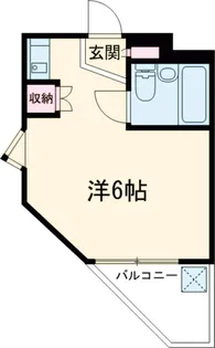 フラワービル【1階】の間取り