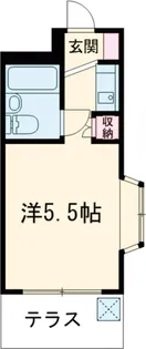フラワービル【1階】の間取り