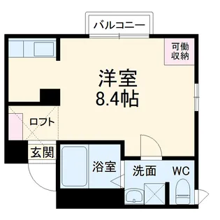 メゾン・ラフィーネ【2階】の間取り