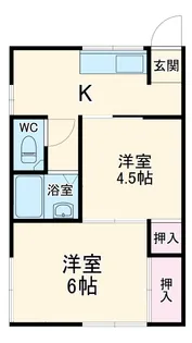 ファミーユ米が浜【1階】の間取り