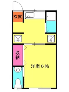 クリードA【205号室】の間取り