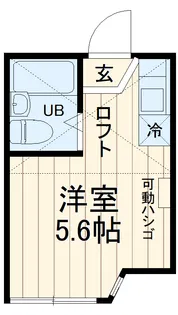 ユナイト上町ランドシュタイナー【2階】の間取り